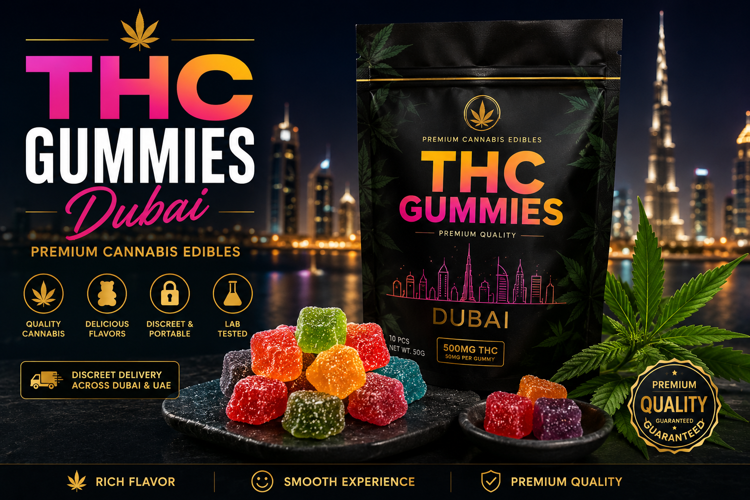 THC Gummies Dubai – Premium Cannabis Edibles and Modern Wellness Trends in UAE