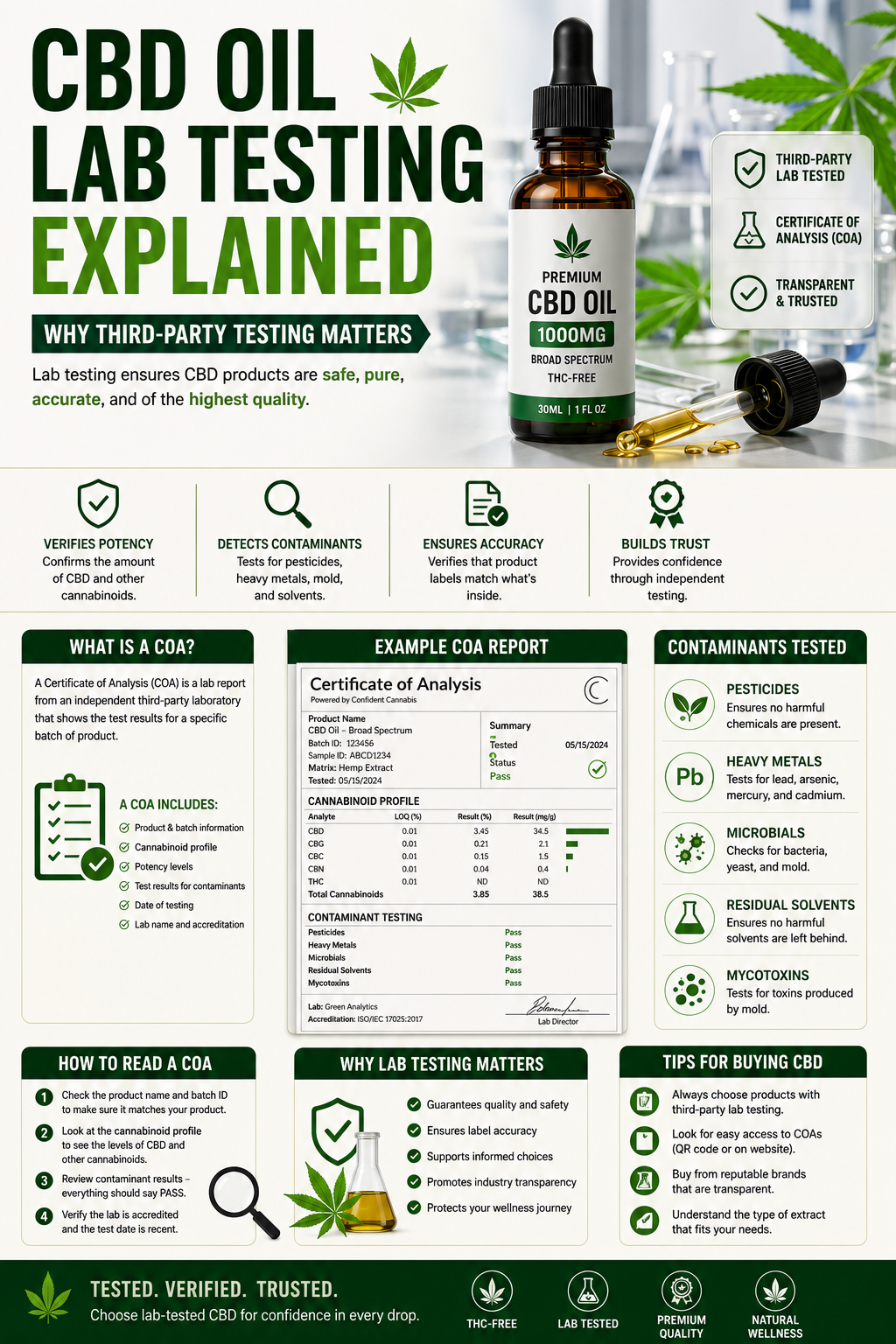 CBD Oil Lab Testing Explained