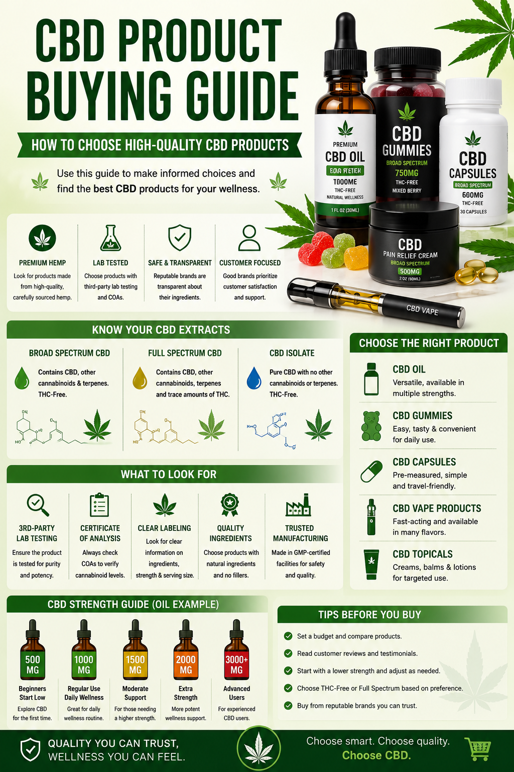 CBD Product Buying Guide