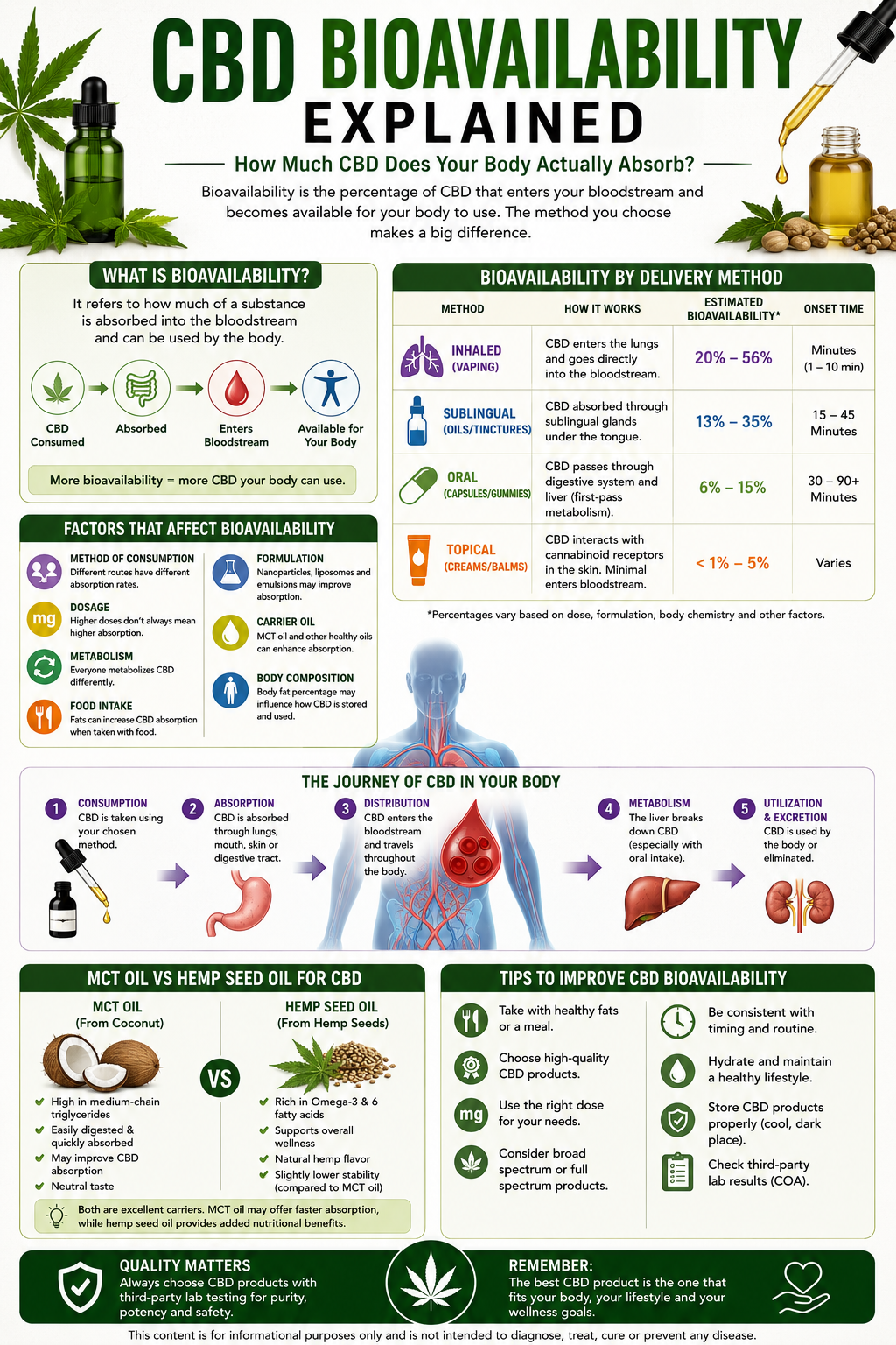 CBD Bioavailability Explained