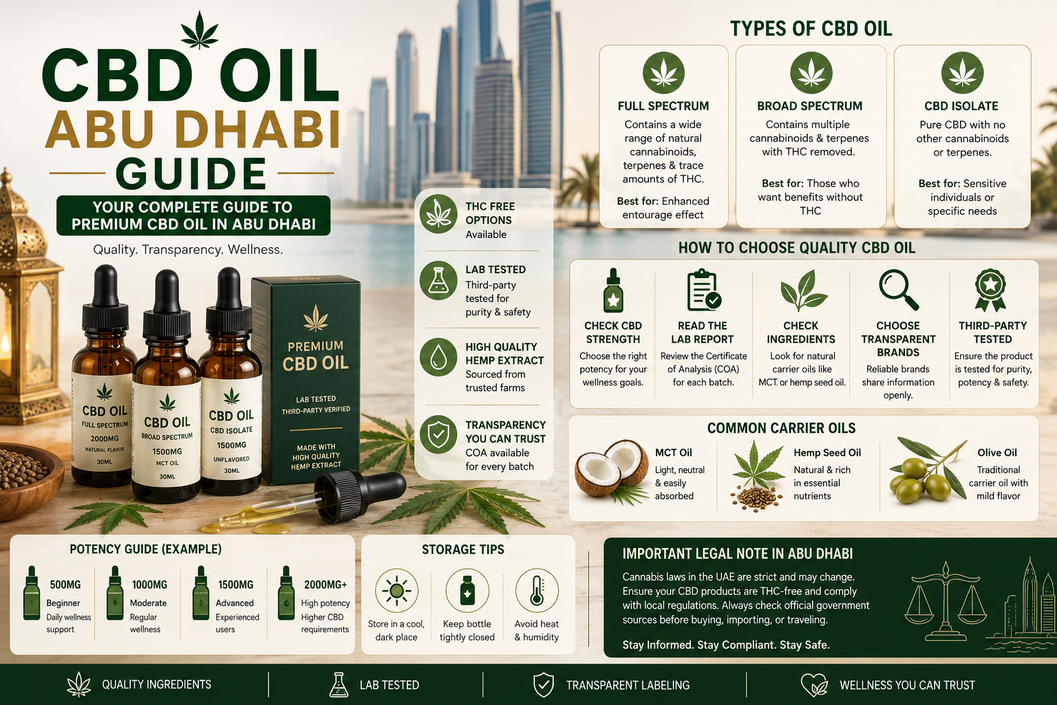 CBD Oil Abu Dhabi Guide