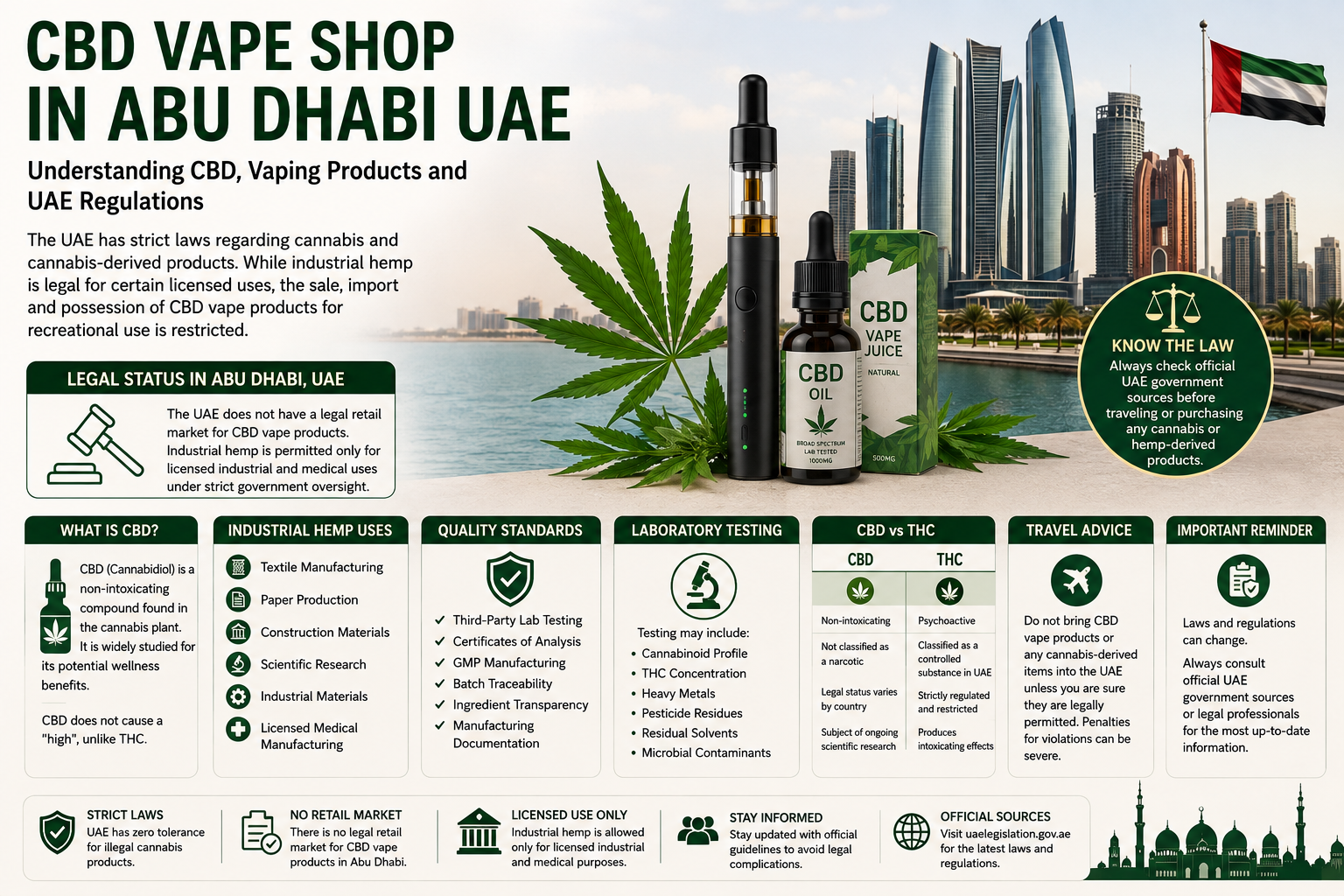 CBD Vape Shop in Abu Dhabi UAE